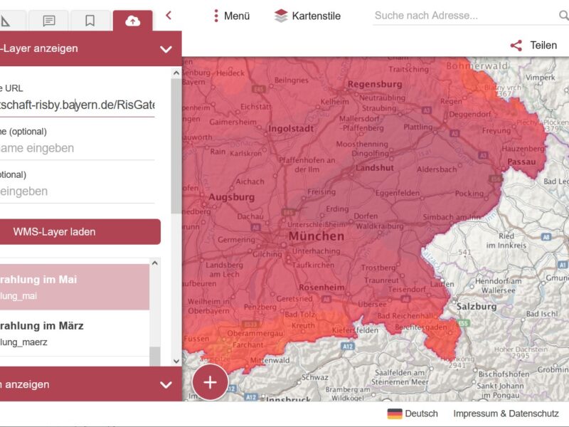 WMS- und Geodaten-Viewer – neu in touvia.MAPS! WMS- und Geodaten-Viewer – neu in touvia.MAPS!